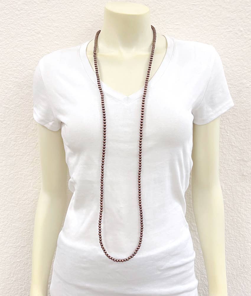 736488, Copper Navajo Bead Necklace