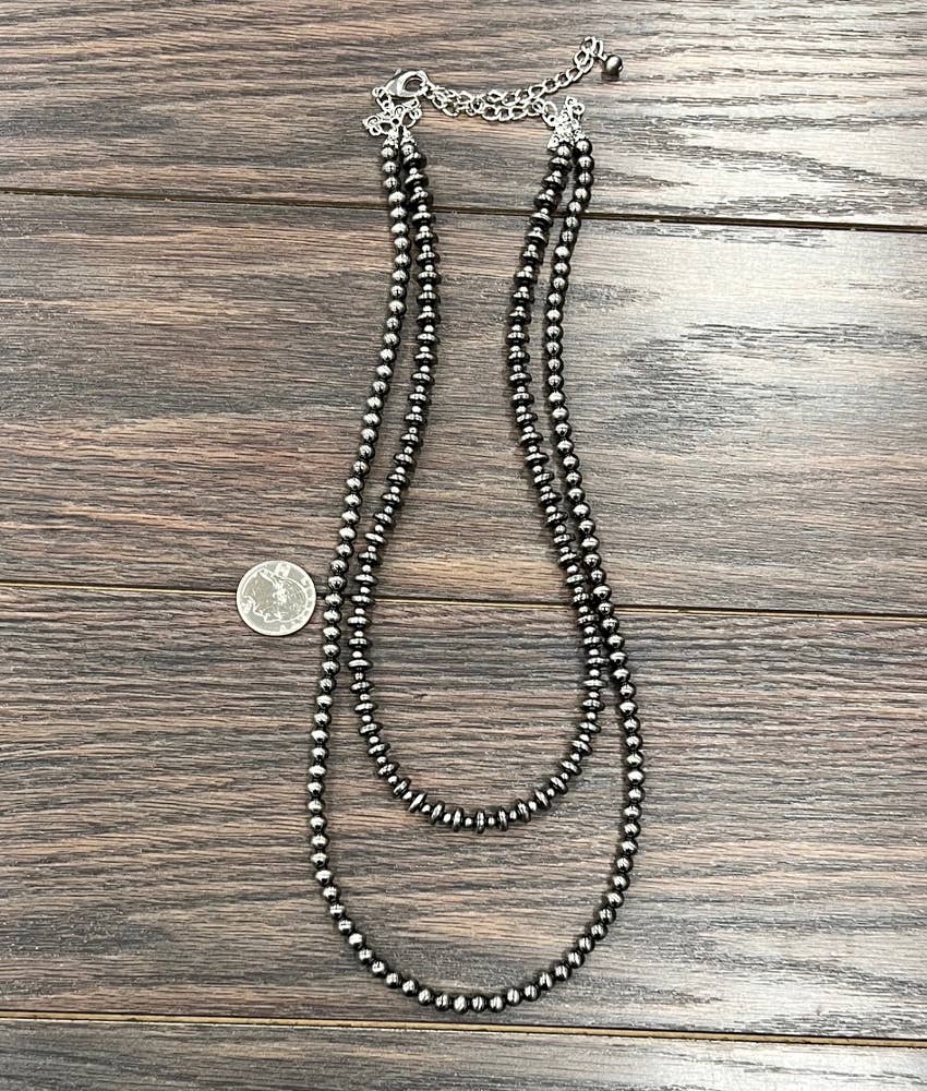 738123, Handmade Polish Navajo Bead Necklace