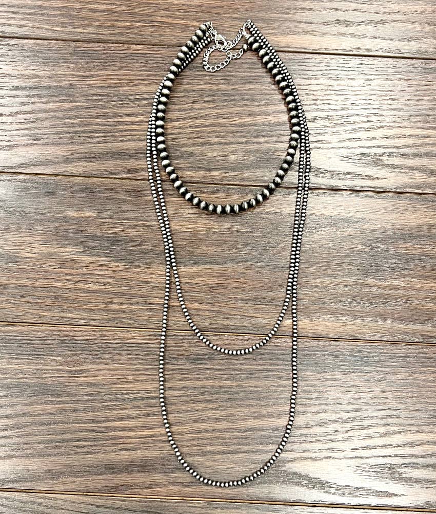 735534, Handmade Navajo Bead Necklace