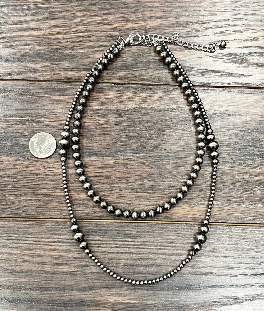 739183, Handmade Polish Navajo Bead Necklace