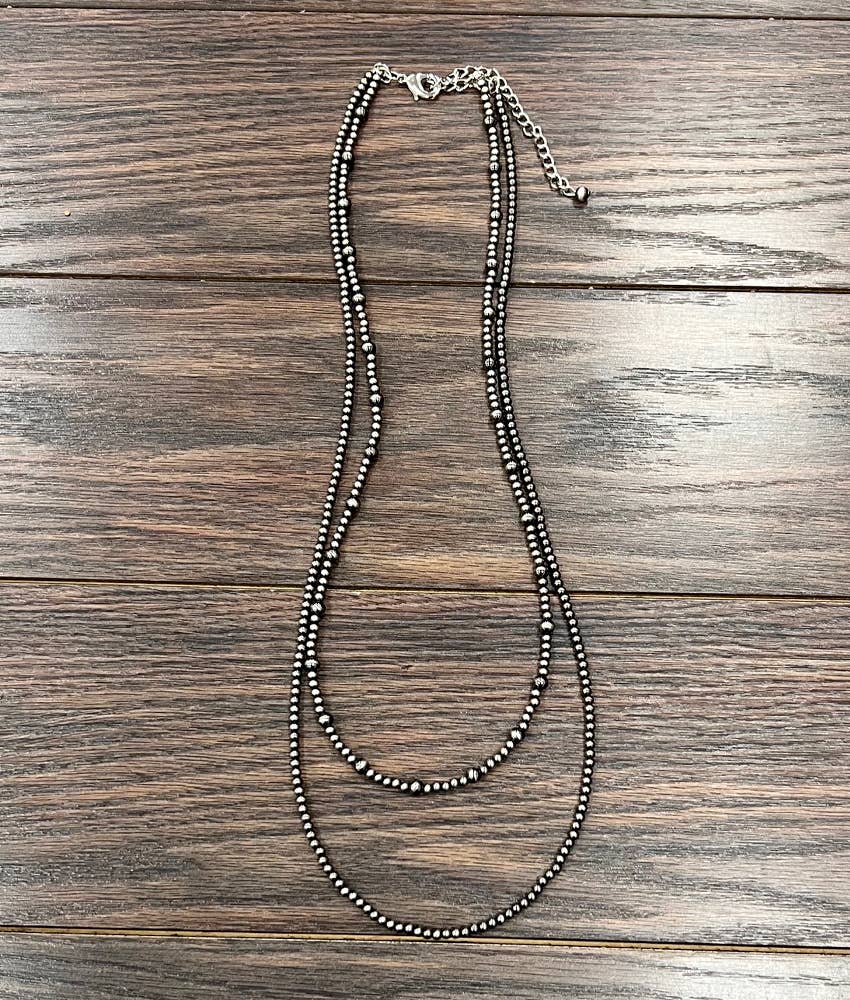 738146, Handmade Polish Navajo Bead Necklace