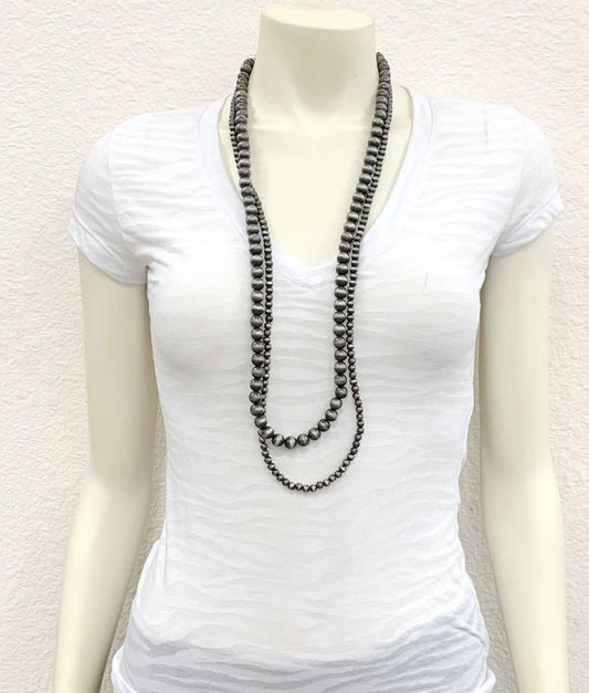 734345, Handmade Navajo Bead Necklace