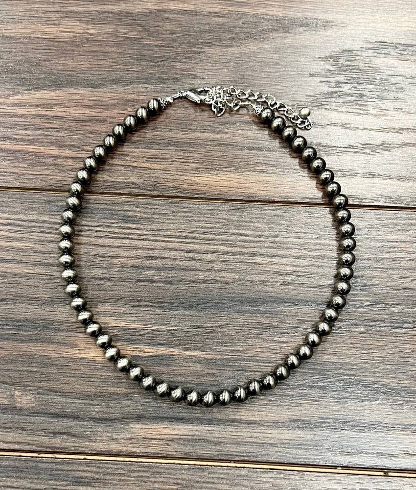 738021 , Polish Navajo Bead Necklace