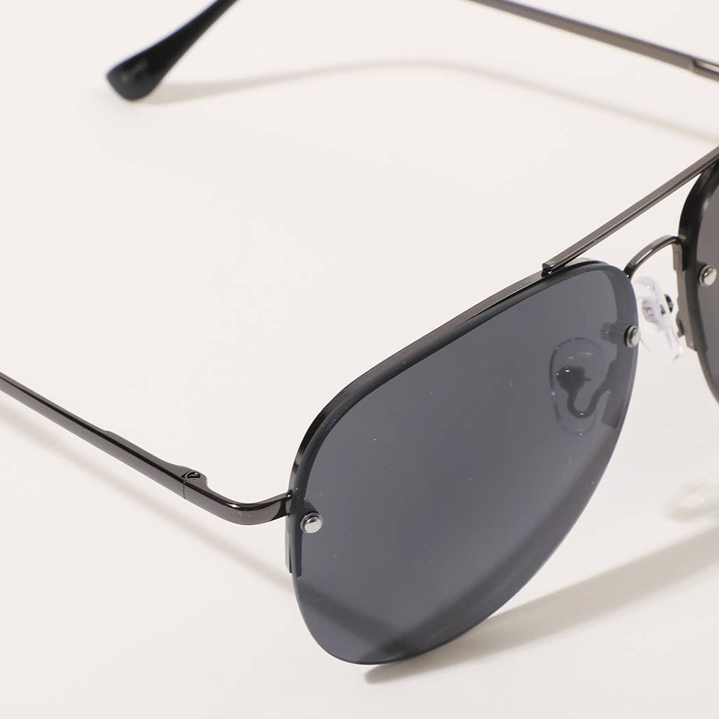 Rimless Design Think Legs Fashion Sunglasses: 12 ASSORTED COLOR / ONE SIZE