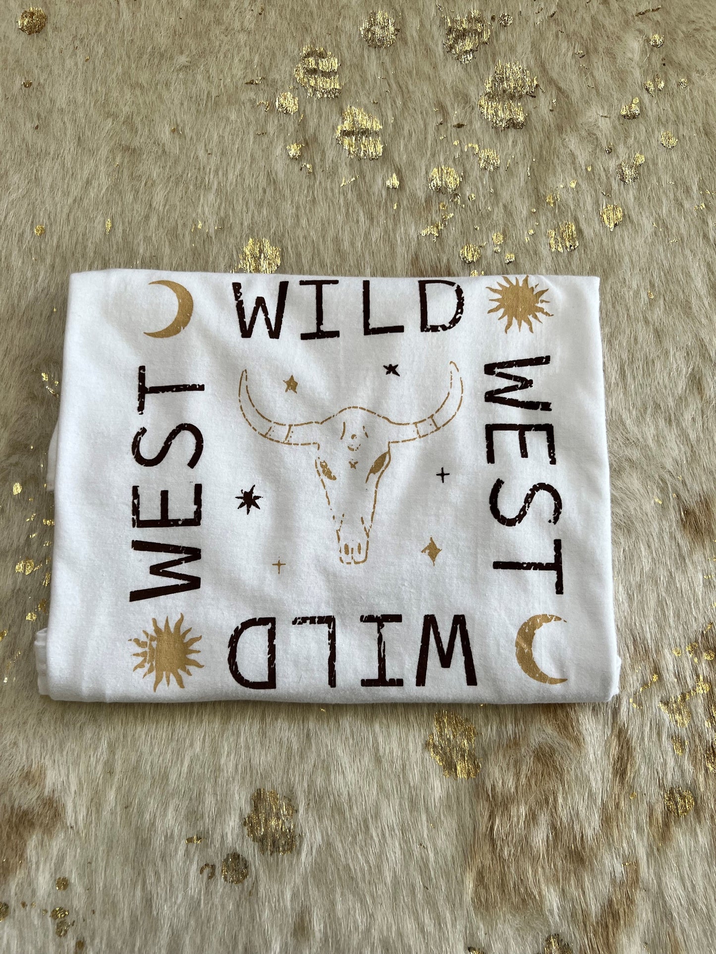 Wild West Kids Tee Black - Youth X-Large