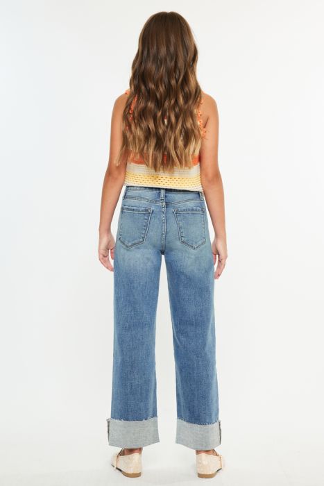 Ella High Rise Crop Wide Leg