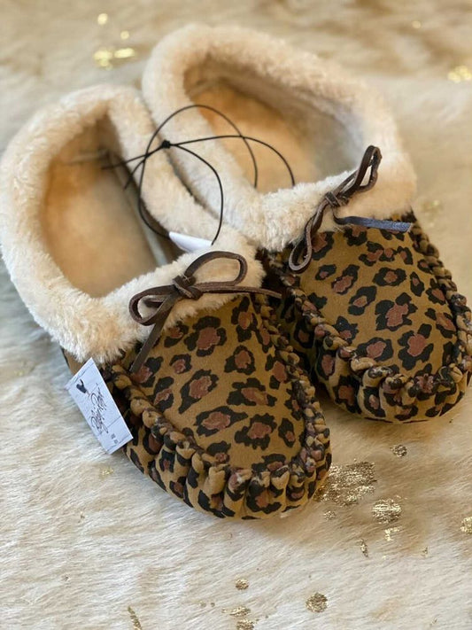 Kate Ladies Fur Moccasins