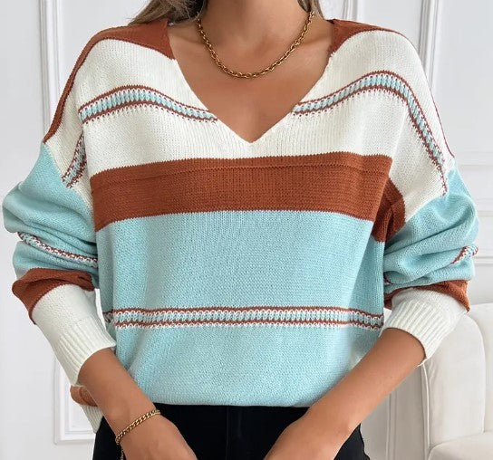 Stylish Montana western boutique fashion tops in a trendy striped design and soft colors for casual wear