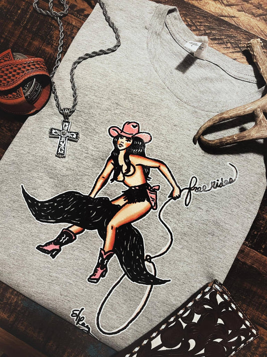 Free Rides Graphic Tee