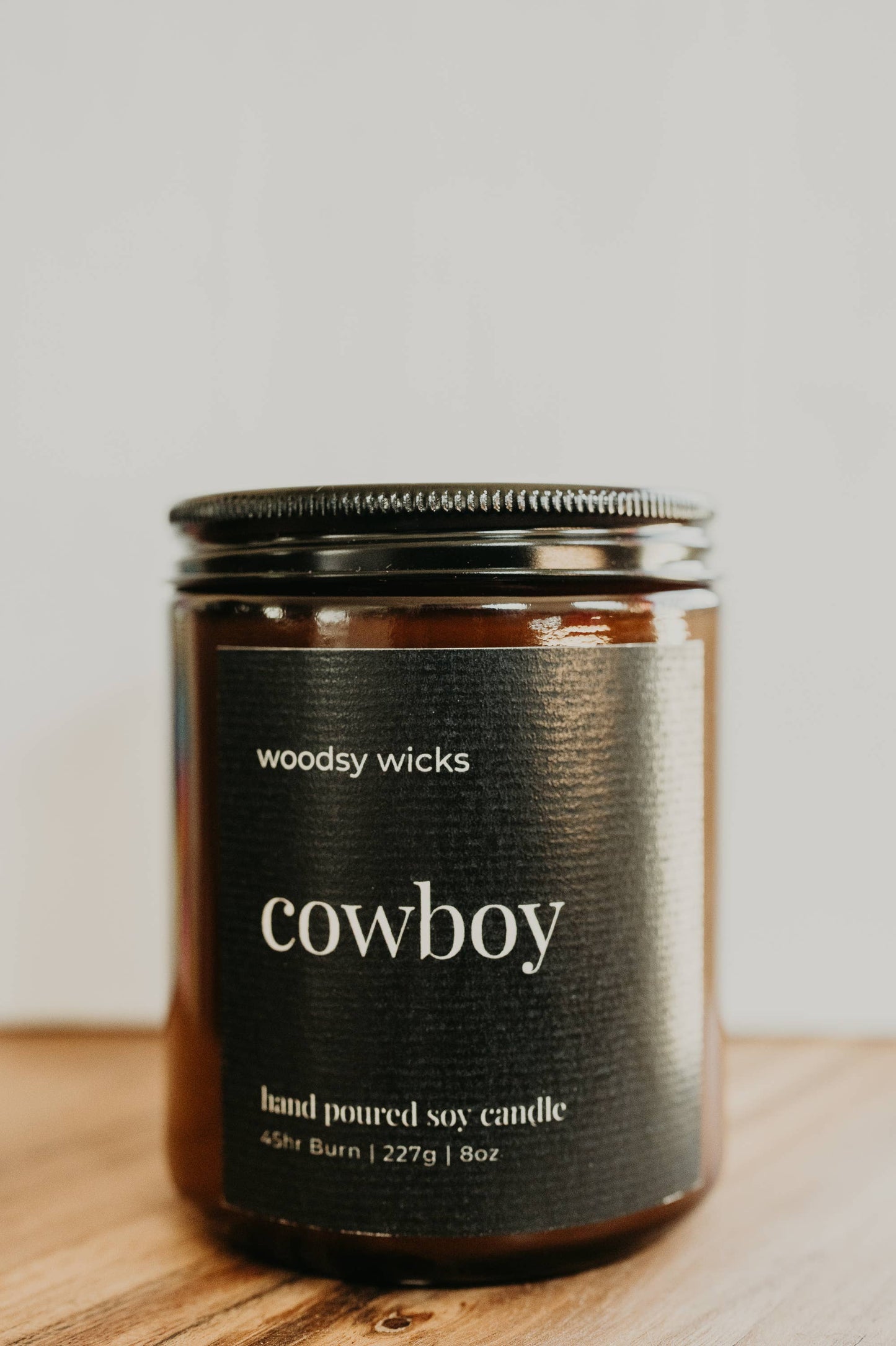 Cowboy Scented Cotton Wick Candle