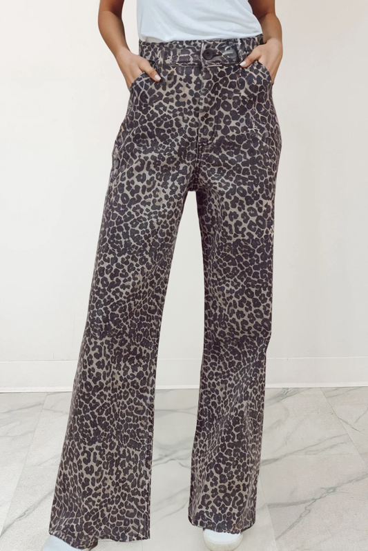 Leopard Print Trouser