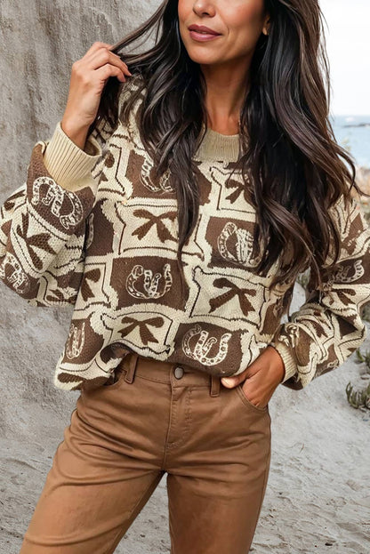 Bows & Horseshoes Sweater