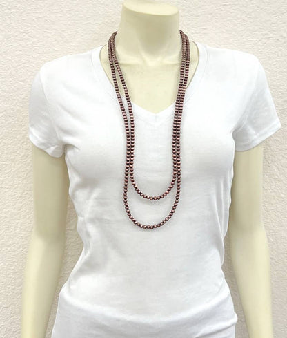736577, Handmade Copper Navajo Bead Necklace