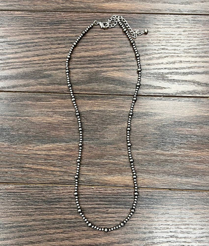 738126, Handmade Polish Navajo Bead Necklace