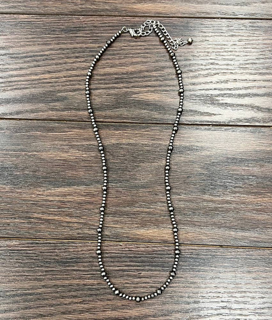 738126, Handmade Polish Navajo Bead Necklace
