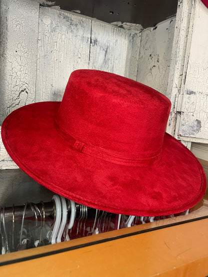 Fedora Vegan Suede Hat