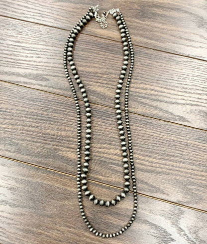 734345, Handmade Navajo Bead Necklace