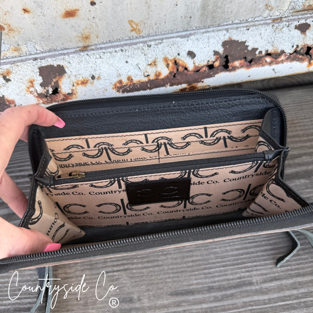 The Avenue Checkered Wallet