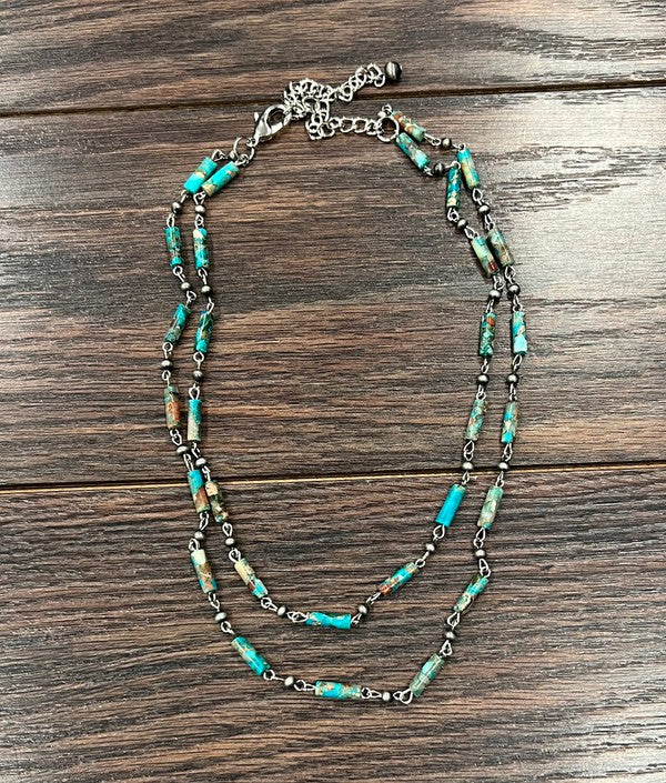 Gemstone Layered Necklace