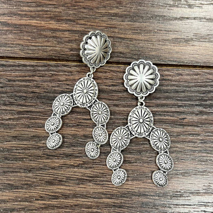 723165, Concho Squash Post Earrings