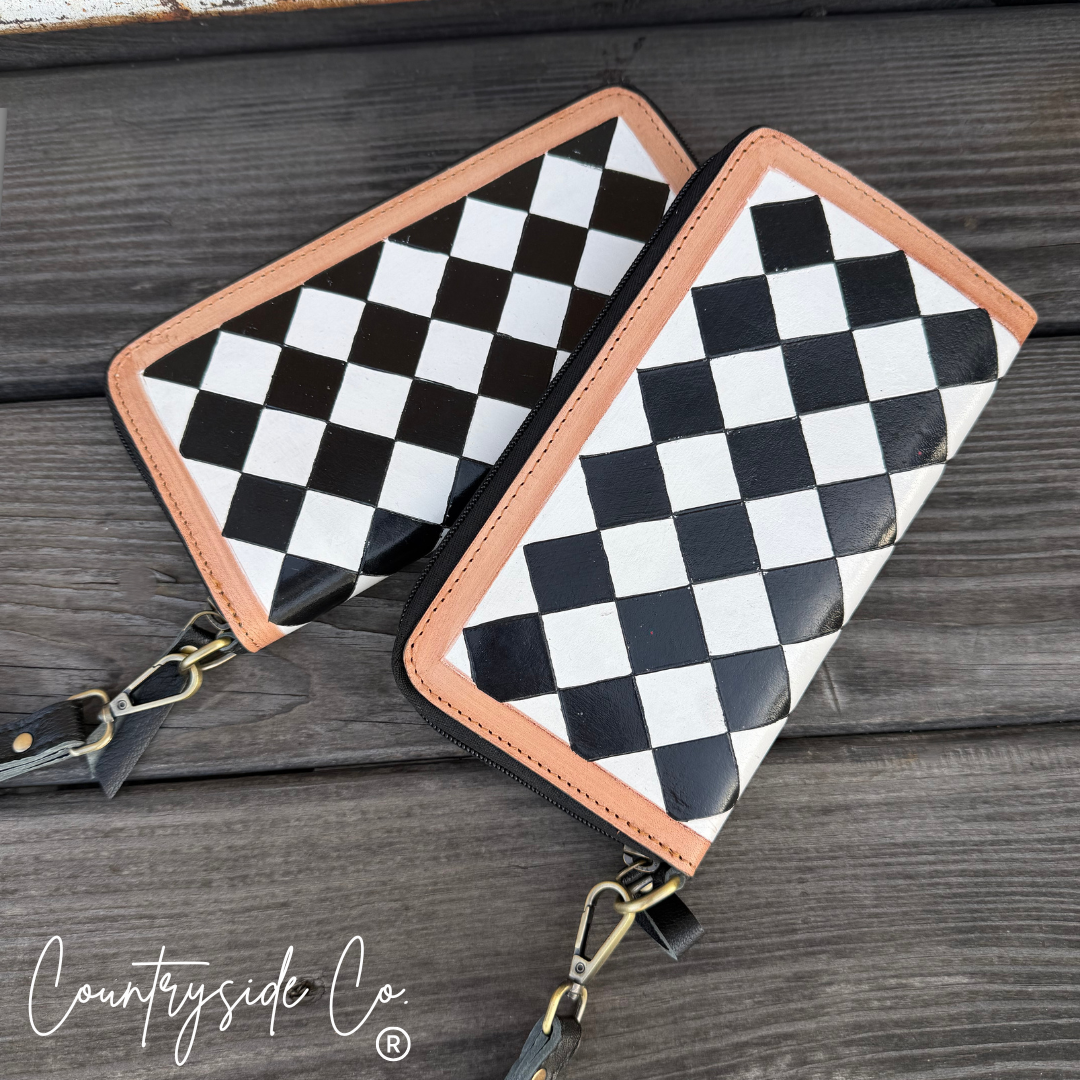 The Avenue Checkered Wallet