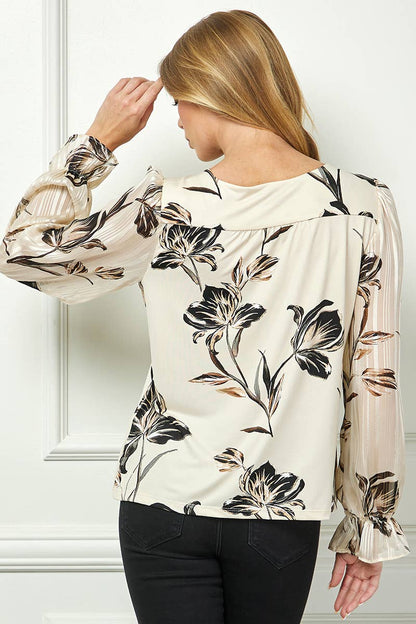 VELORA PRINT BLOUSE