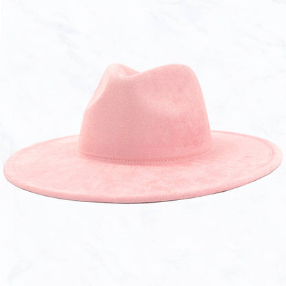 Suede Fedora Hat (14 Colors)