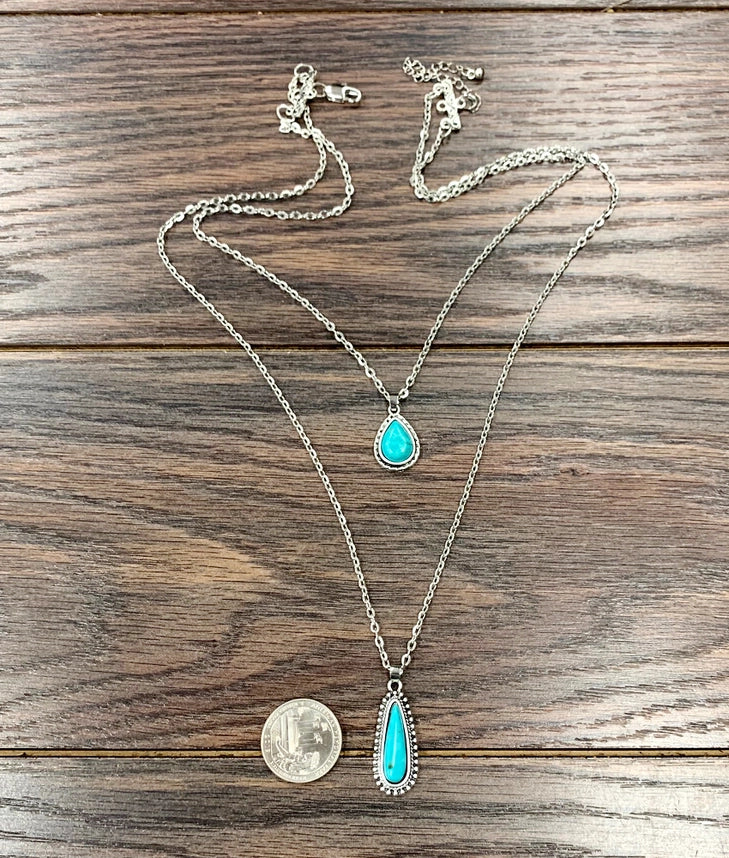 20" Turquoise Necklace