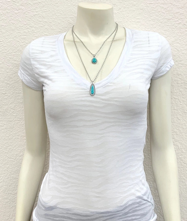 20" Turquoise Necklace