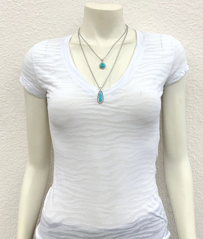 20" Turquoise Necklace