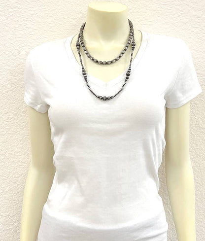 739123, Handmade Navajo Bead Necklace