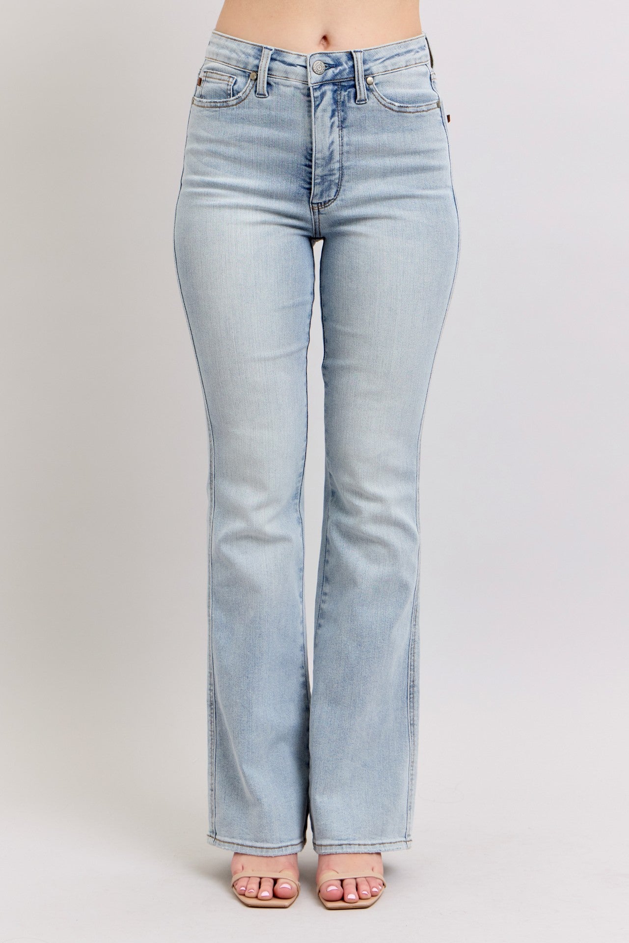 Light Wash Boot Stitch Pocket-Reg & Long
