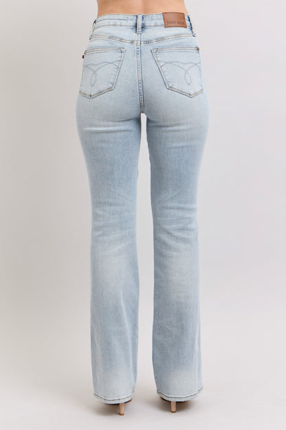 Light Wash Boot Stitch Pocket-Reg & Long