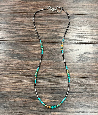 Handmade Polish Navajo Gemstone Necklace