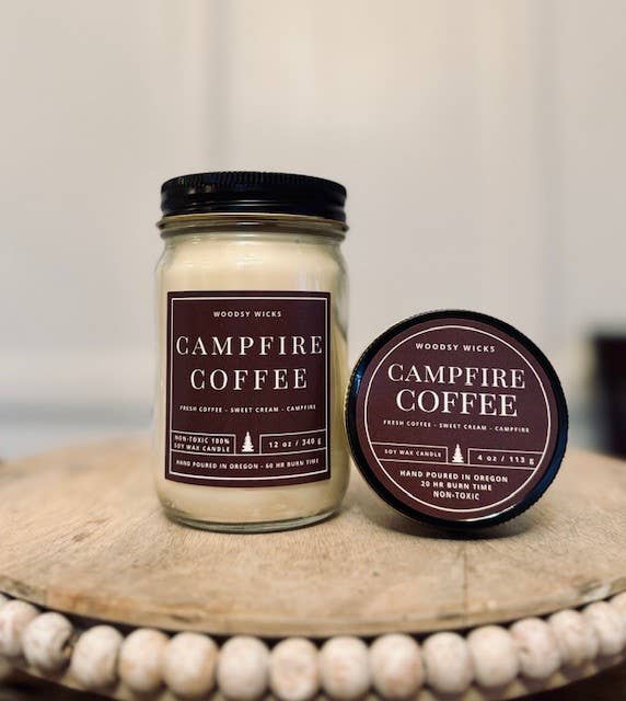 Campfire Coffee Wood Wick Candle