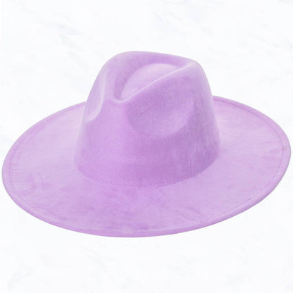 Suede Fedora Hat (14 Colors)