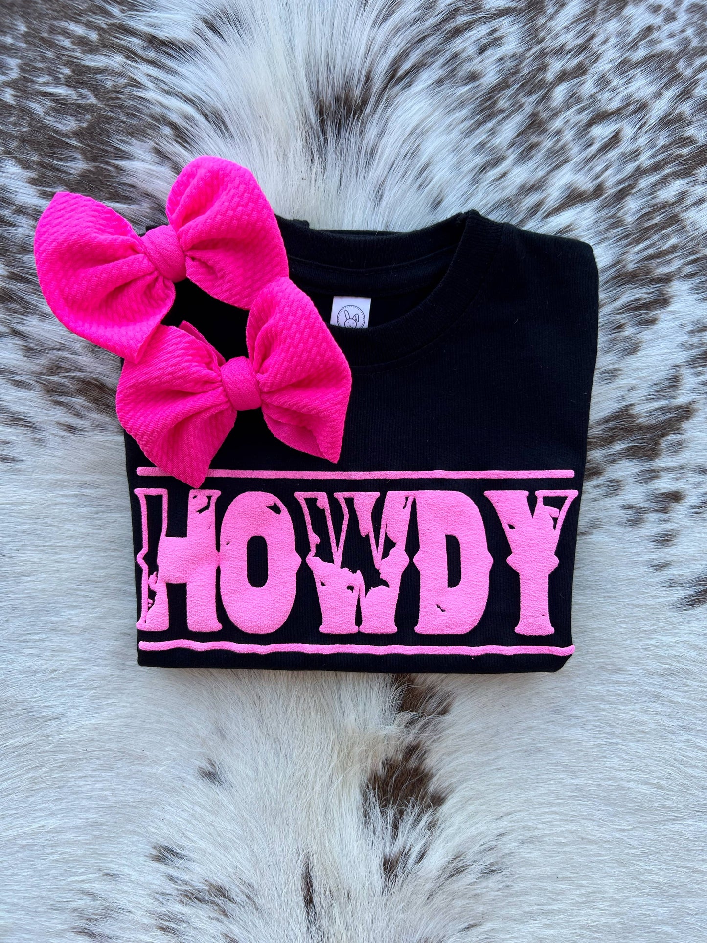 "Howdy" Girls Tee