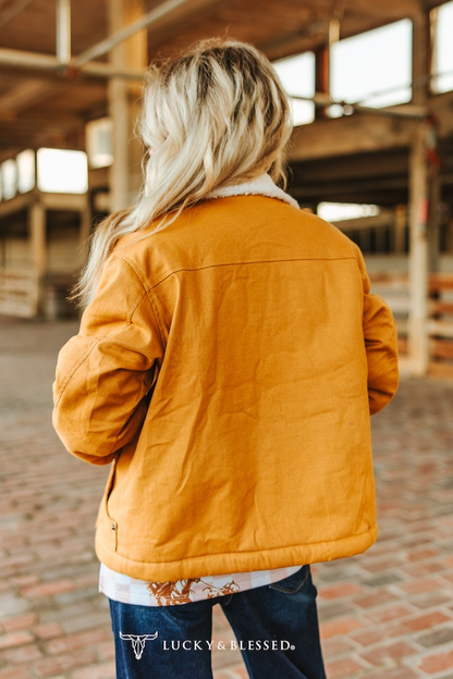 Camel Puffer Coat