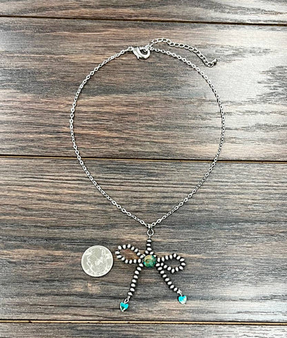 739112, Handmade Ribbon Necklace