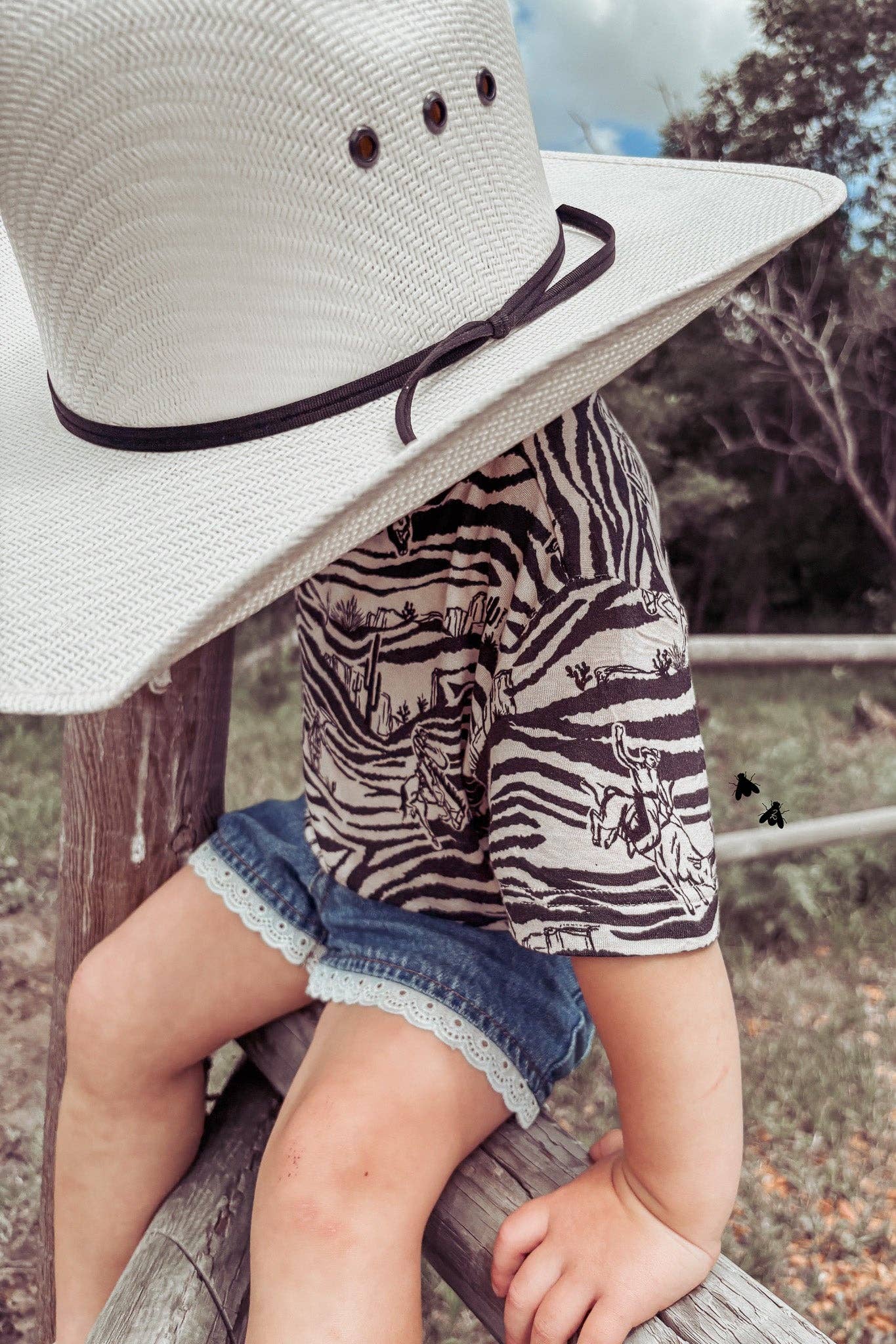 The Cowboy Zoo Kids Top