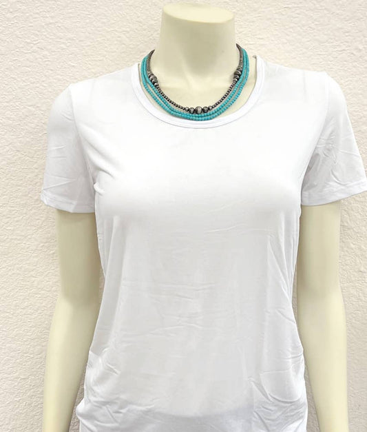 Handmade Navajo Bead Turquoise Necklace