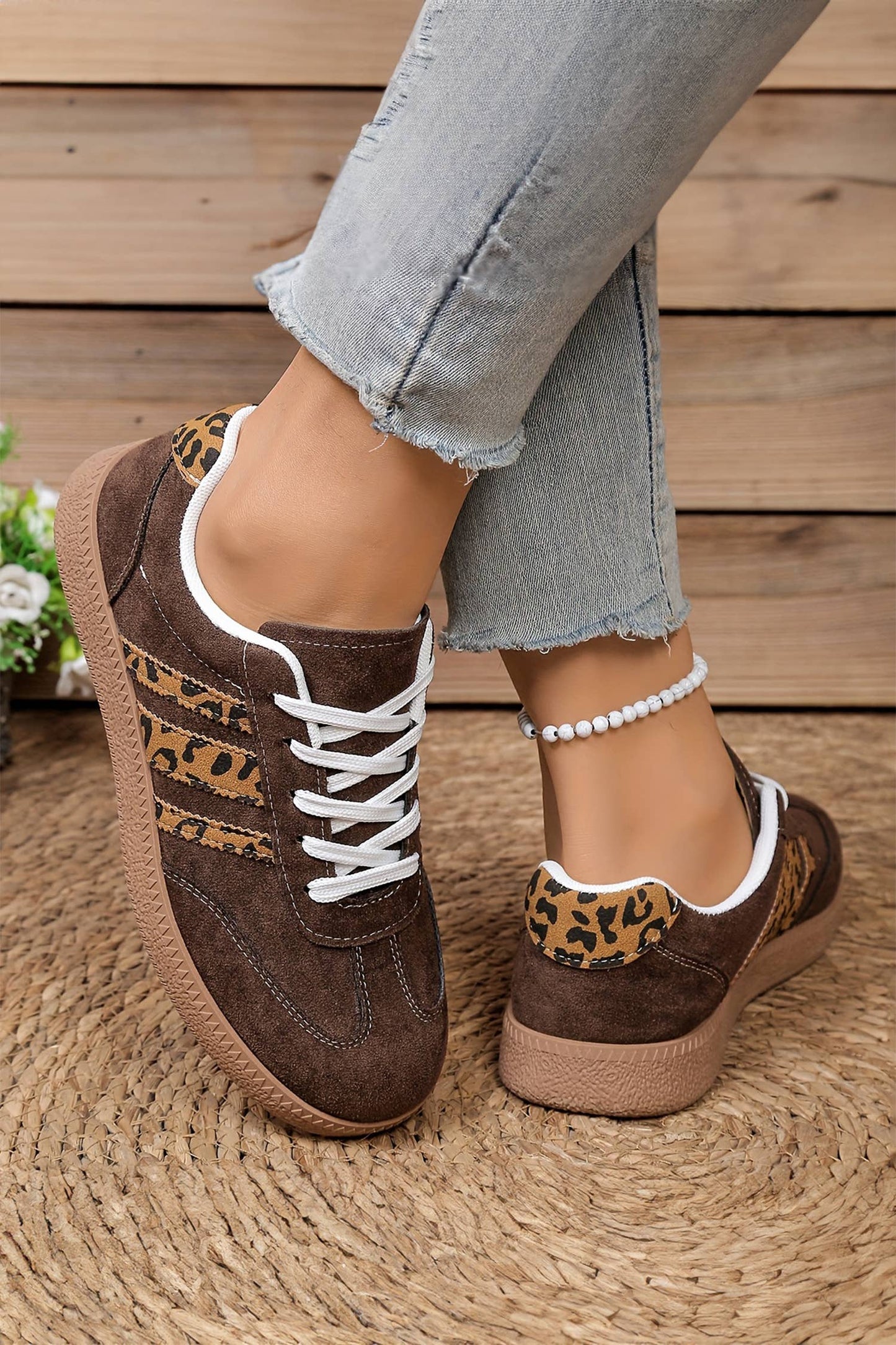 Leopard Patchwork Shoes