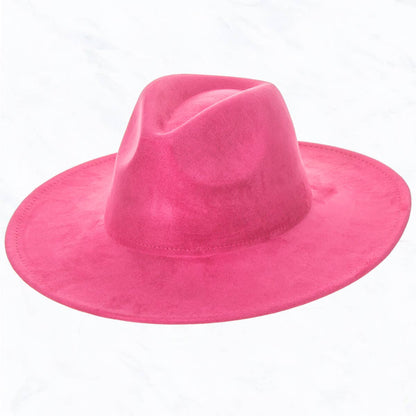 Suede Fedora Hat (14 Colors)