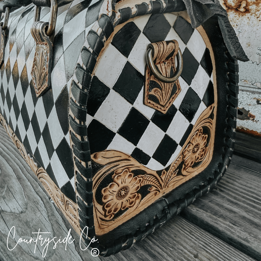 Aspen Tooled Leather Bag