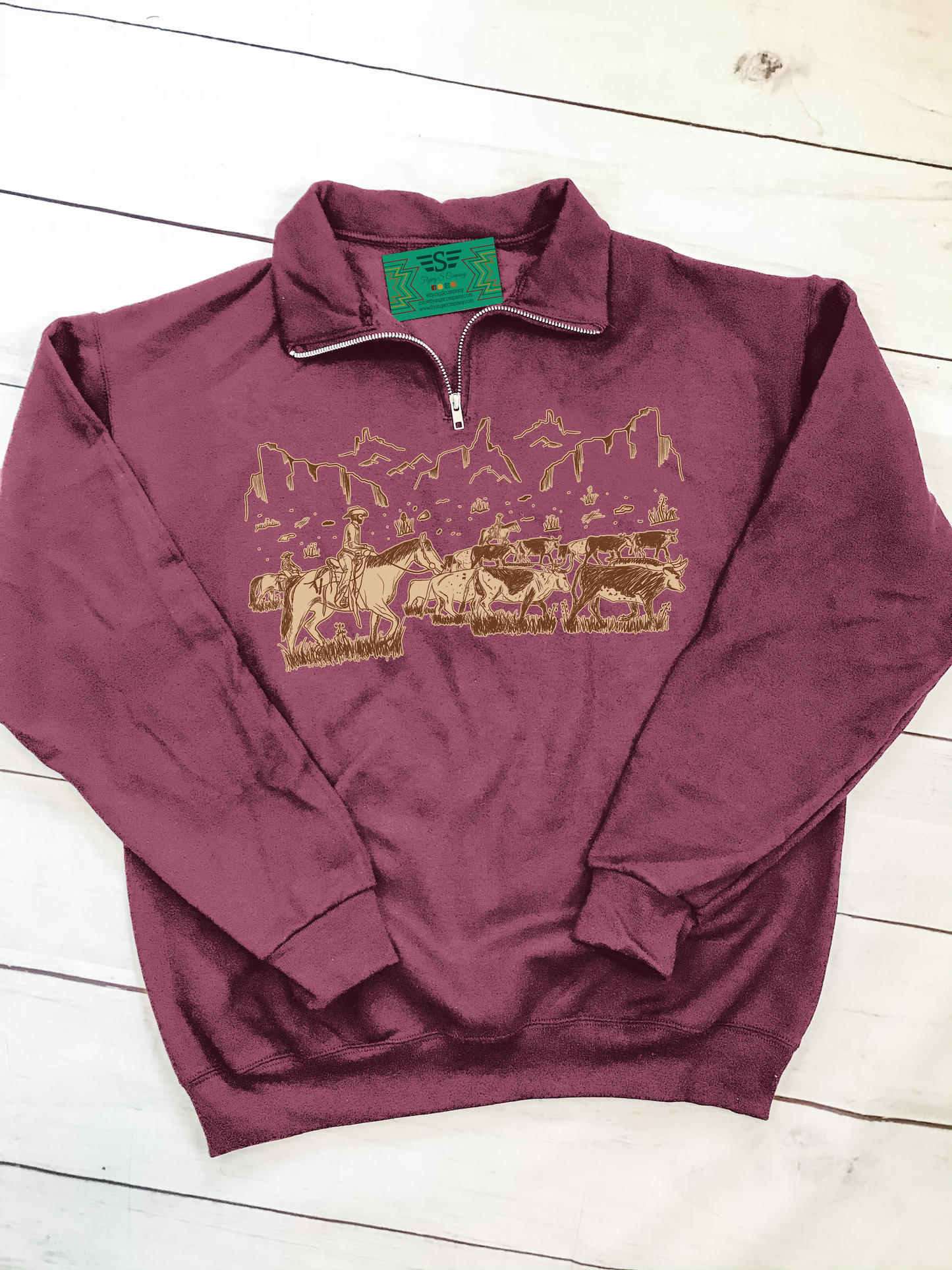 Cattle Drive Quarter Zip