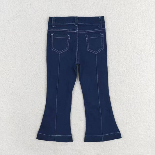 Girls Line Flare Denim Pants