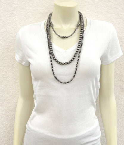 738234, Handmade Polish Navajo Bead Necklace