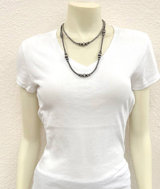735529, Handmade Navajo Bead Necklace