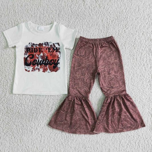 Girls Ride Em Cowboy Bells Set