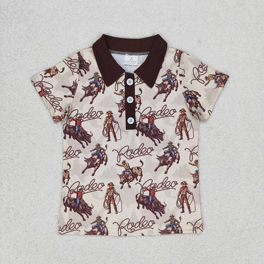 Boys Rodeo Western Pullover Tee